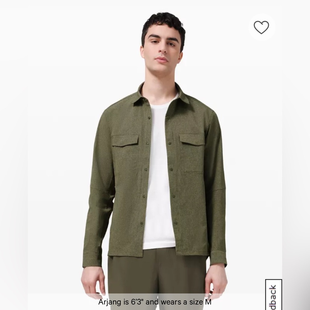 Mens Lululemon Airing Easy Overshirt
